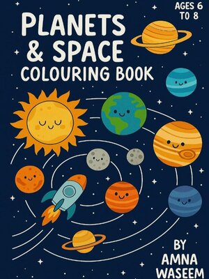 cover image of Planets and Space Coloring Book